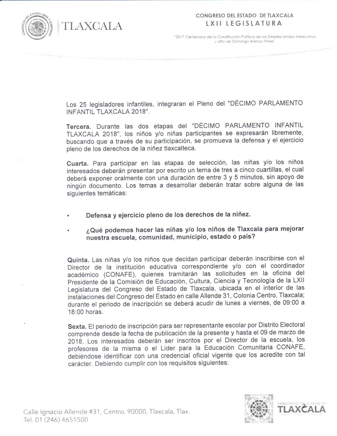 CONVOCATORIA PARLAMENTO INFANTIL 2018 (2)